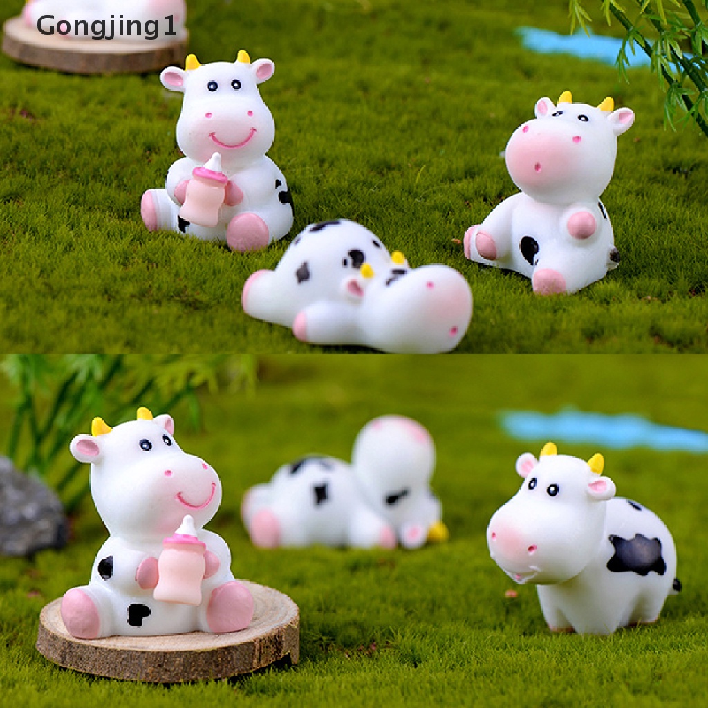 Gongjing1 Miniatur Sapi Untuk Dekorasi Taman Minifairy Gardenrumah Bonekakerajinan DIY