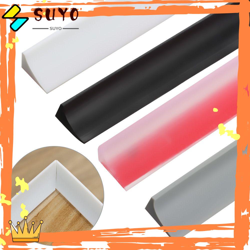 Suyou Strip Penyekat / Penahan Air Anti Slip Bahan Silikon Untuk Kamar Mandi