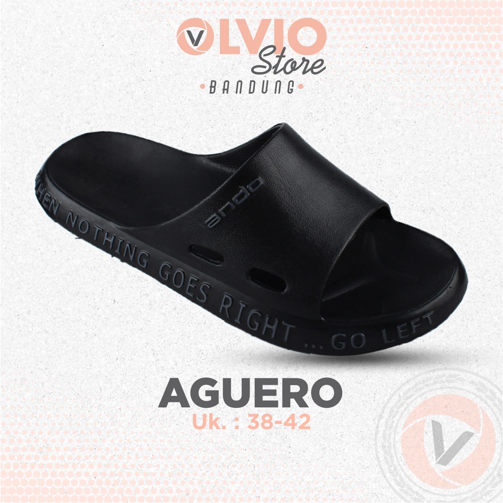 ANDO AGUERO  - Sendal Pria Slide Sandal Selop Slop Casual