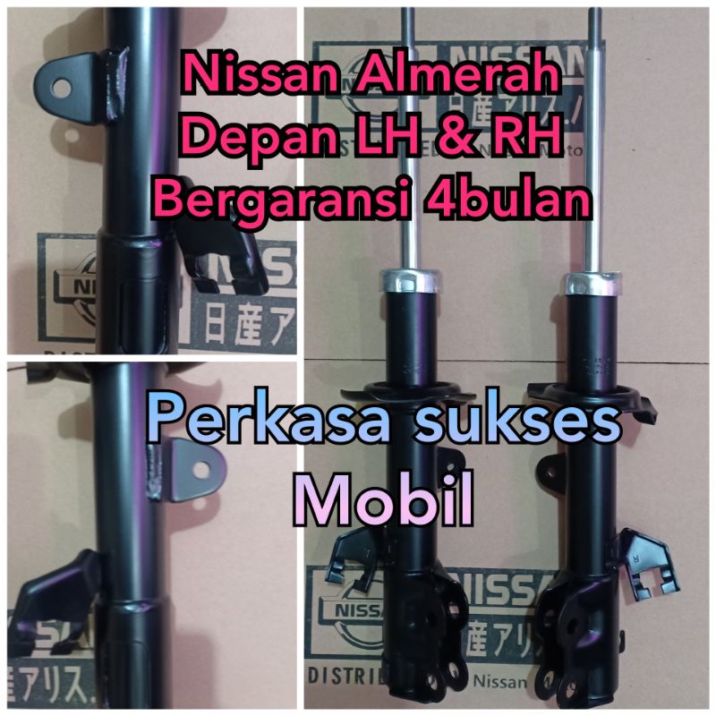 shockbreaker shock  absorber nissan Almera depan