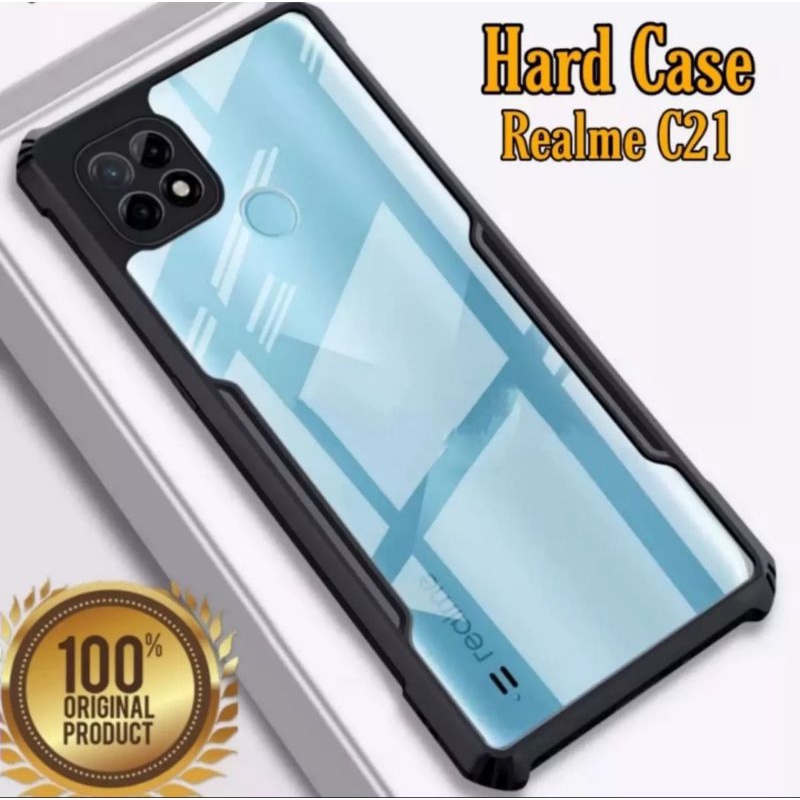 PROMO Case REALME C21Y C21 C20 C25 C25s Hard Case Shockproof Tranparan Protect Kamera