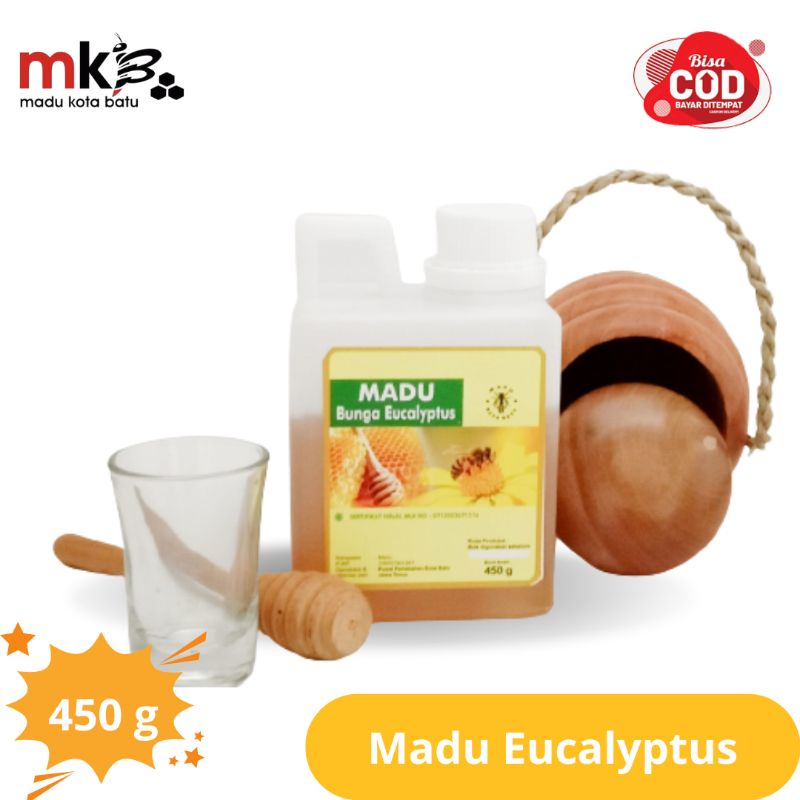 

Madu Murni Eucalyptus 450g – 100% Raw Honey Asli Kota Batu | Madu Asli Langsung dari Peternak