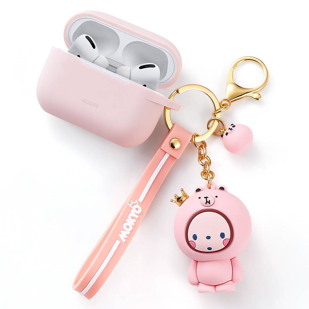 Casing ESR Apple AirPods Gambar Kartun Monyet Lucu Shockproof Bahan Silikon