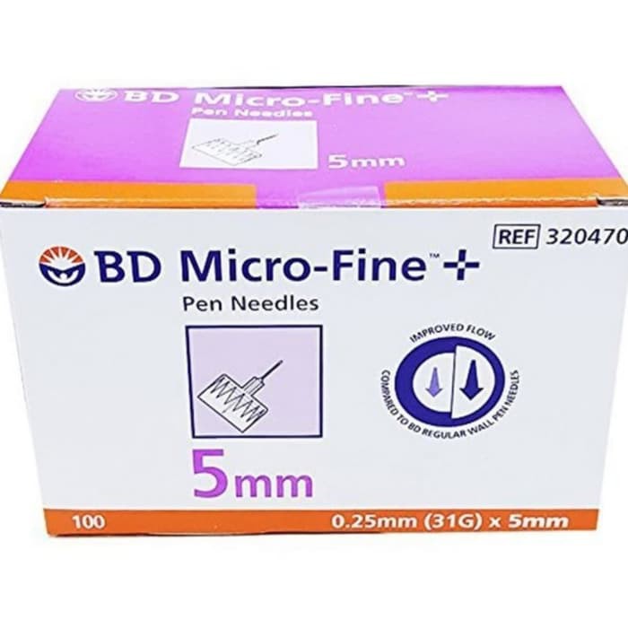 BD Micro-Fine 5mm. Microfine 5 mm BD. Pen Needles. l  Jarum Insulin. Micro Fine 5mm. Pen Needle.