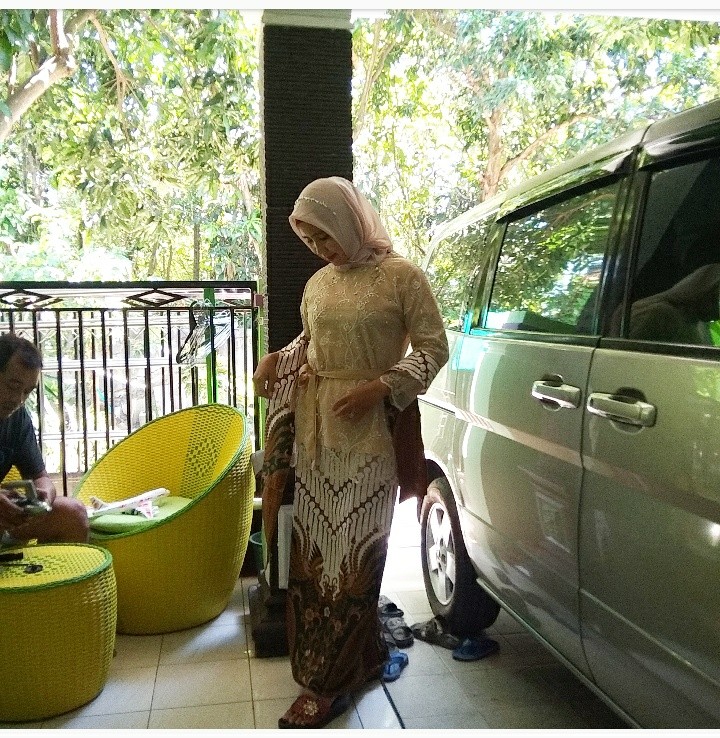 Ready 4 Warna Nayaka Batik - Batik Couple Nirmala Slendang Parang Ijo Tille Memutar