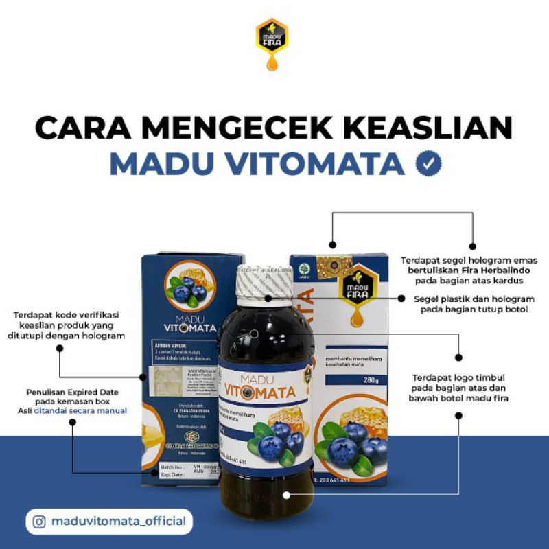 

Madu Vitomata Obat Terapi Mata Rabun Buram Minus Plus Billberry fitomata vito fito mata