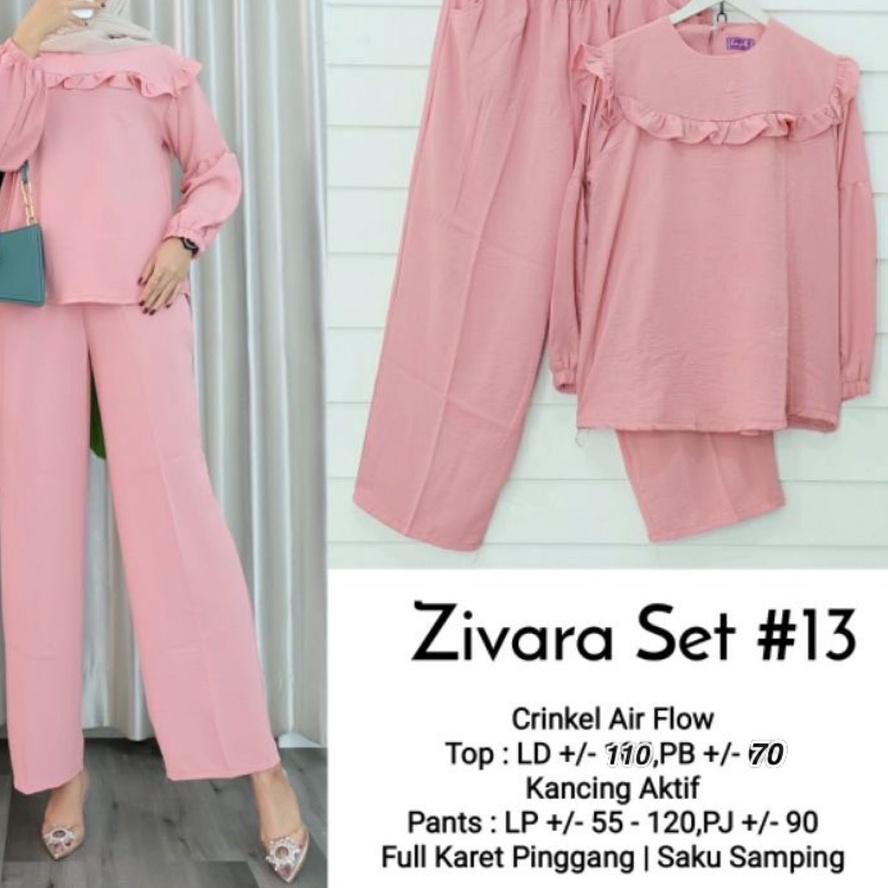 NEW SETELAN WANITA CRINCKLE TERBARU / ZIVARA SET CRINCKLE AIRFLOW | SETELAN KULOT KRINKEL | ONE SET 