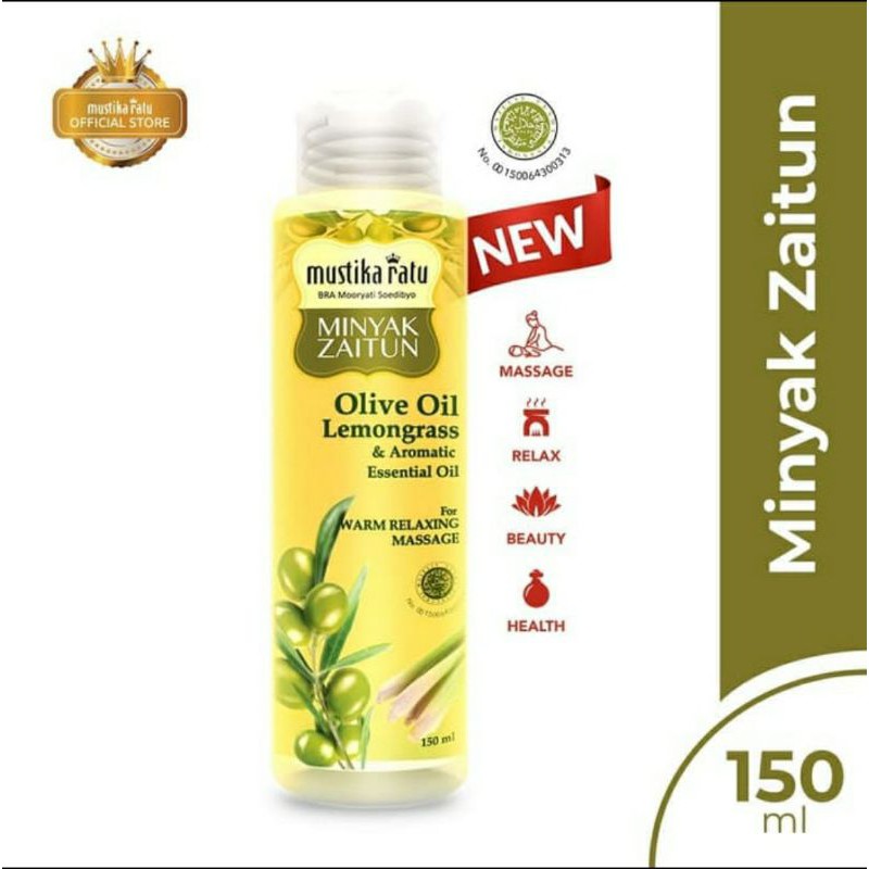 MUSTIKA RATU MINYAK ZAITUN OLIVE OIL WITH LEMONGRASS