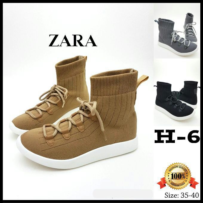 Sepatu boots wanita fashion Zara H- 6