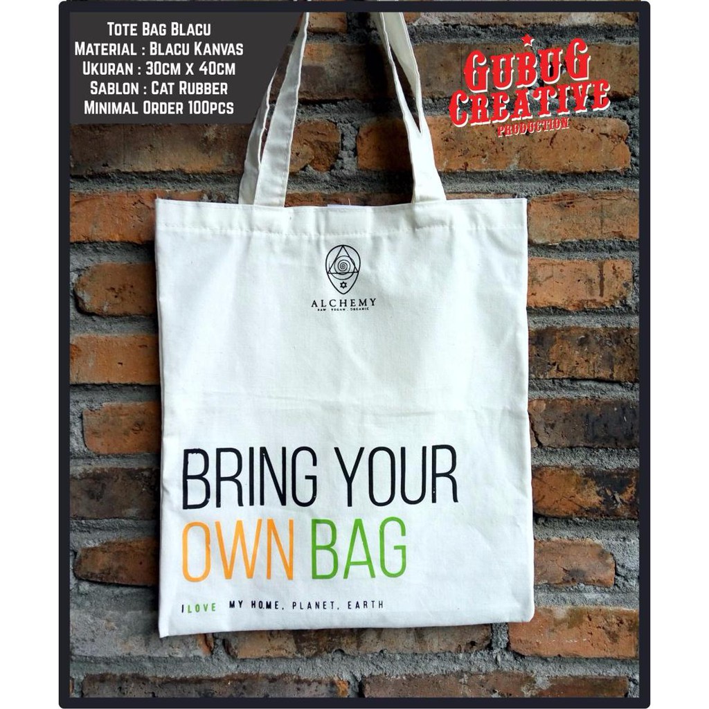 Tas Tote Bag Blacu/ Blacu Souvenir/ Souvenir Tas