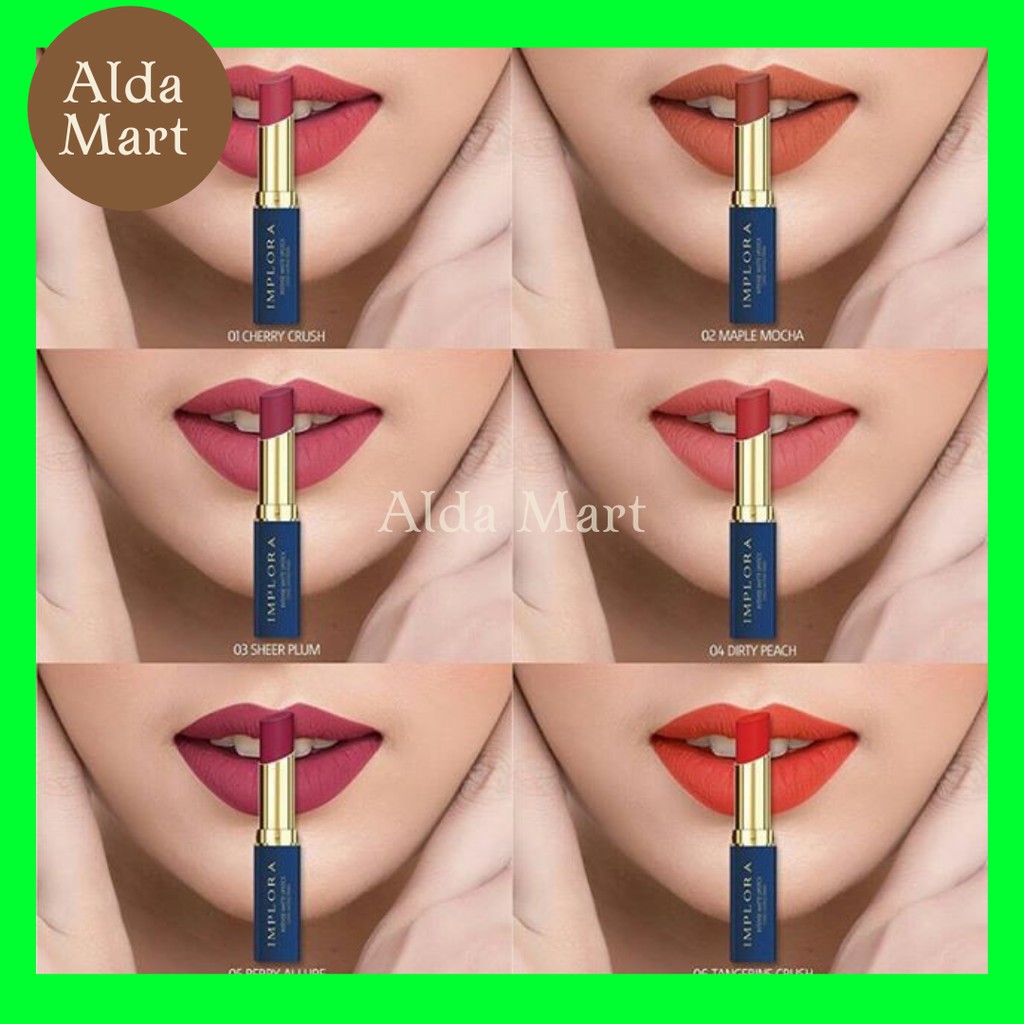 ✿ALDA MART✿ Implora Lip Matte Intense Lipstick Lipstik Intens