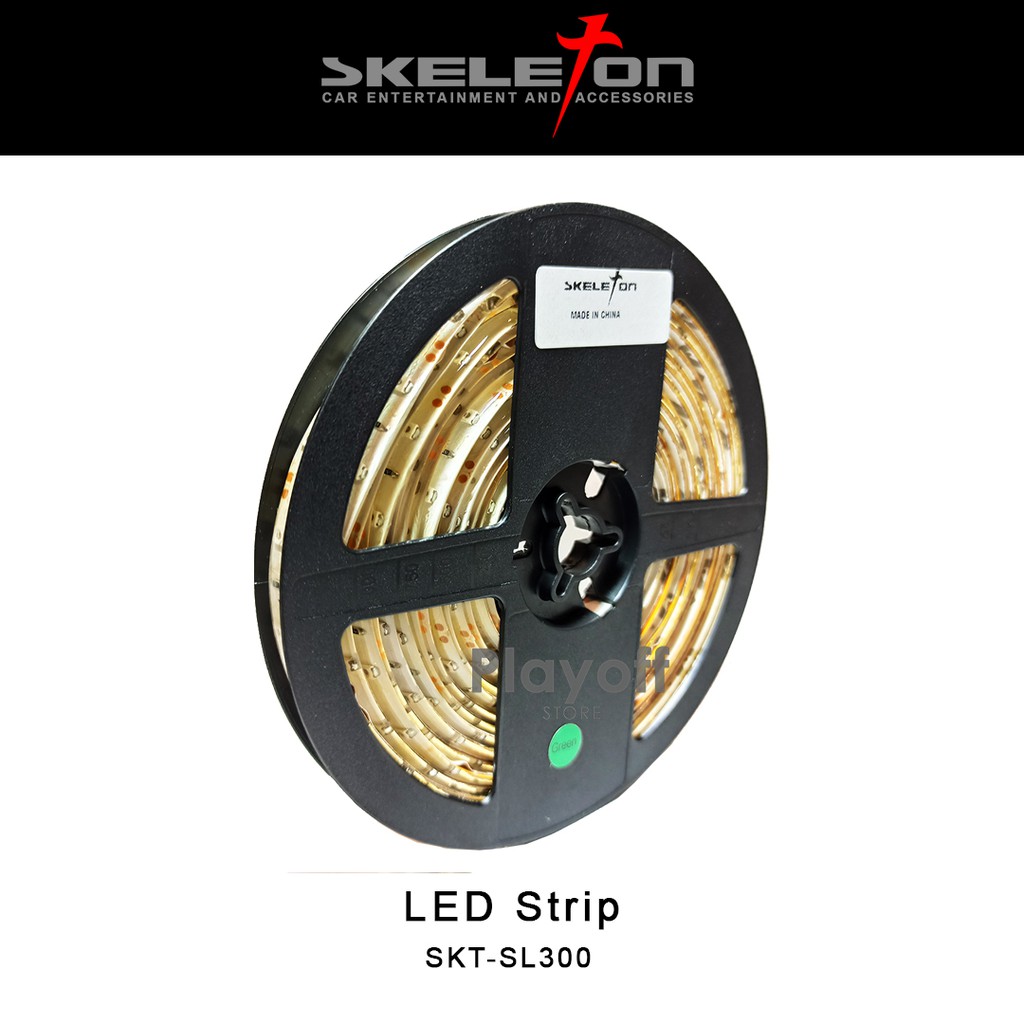 Skeleton Led Strip Light 5M Lampu Mobil