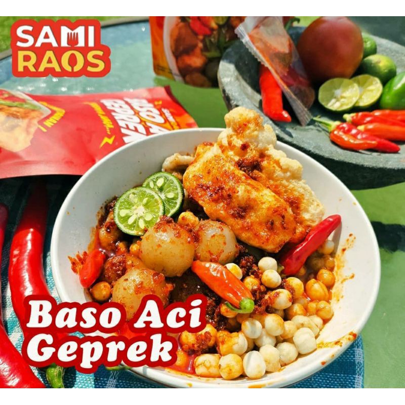 Baso Aci Geprek Tulang Rangu Samiraos - Baso Geprek Pedas Murah Enak Asli Garut