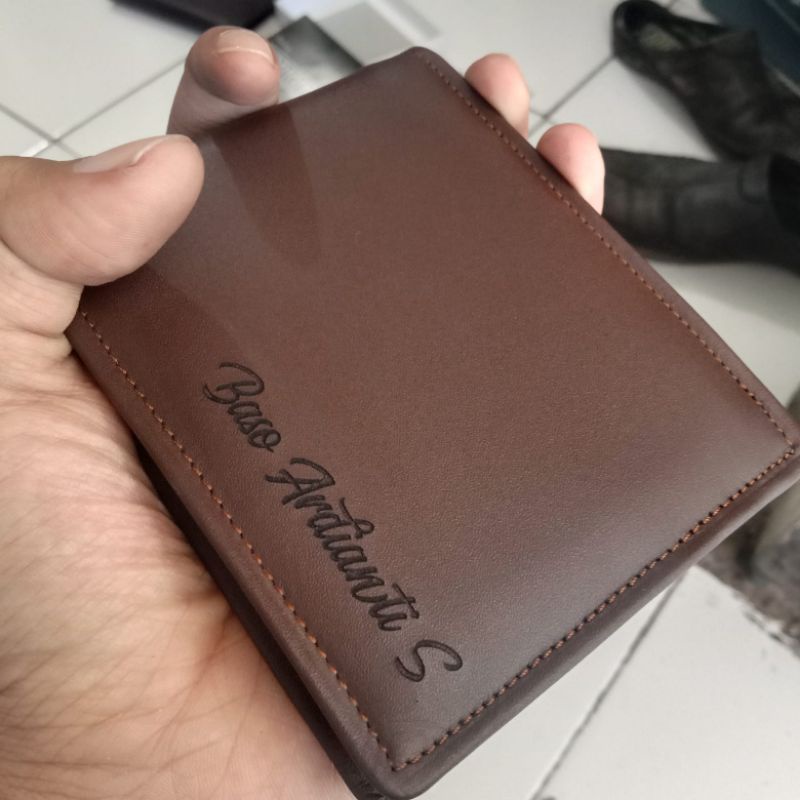 Dompet Kulit Pria 100% ORIGINAL Kulit Asli FREE Ukir Nama