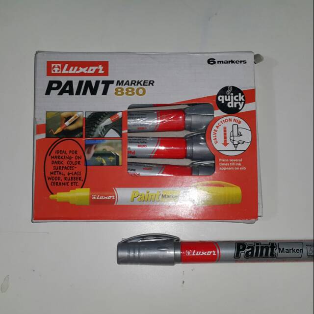 

permanent marker warna silver