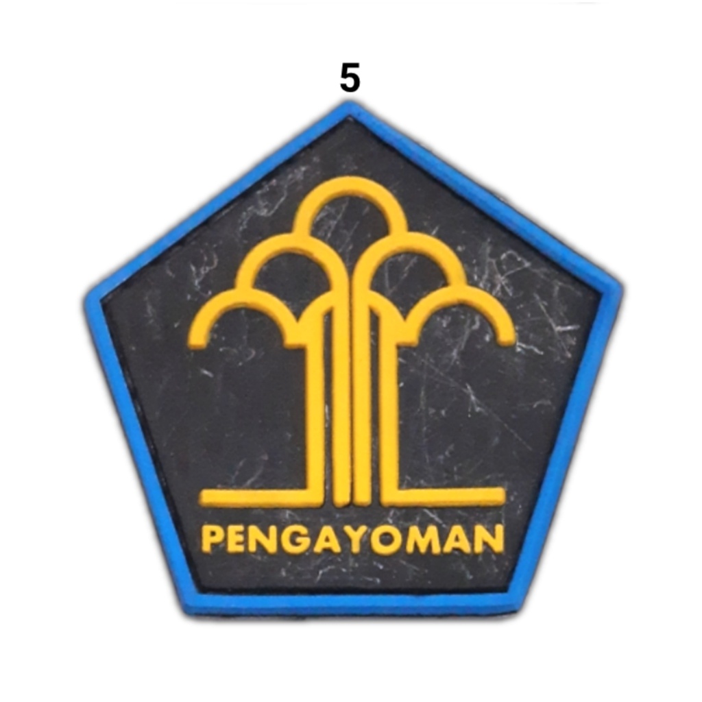 Patch Rubber Logo POLSUSPAS Pengayoman / Emblem Logo Polsuspas