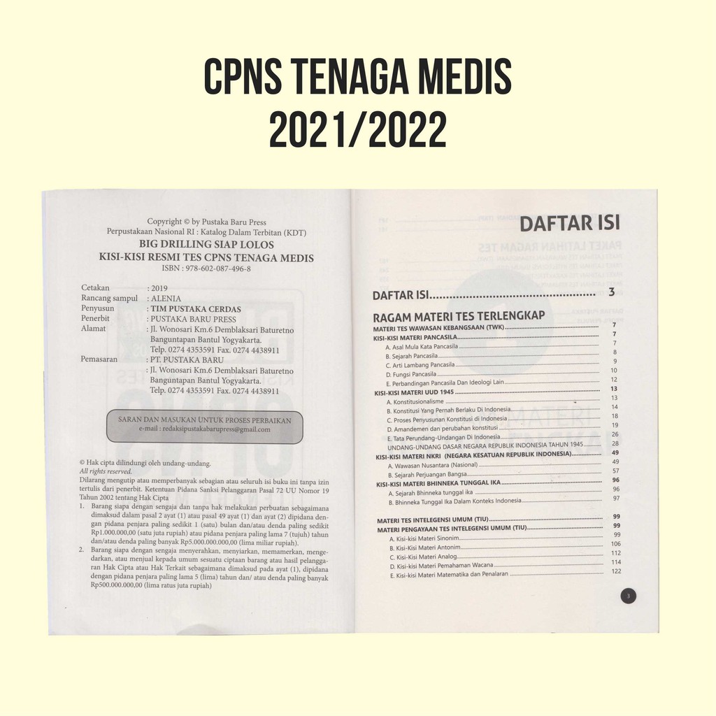 Buku Cpns 2021 Buku Tes Cpns Hots Big Bank Drilling Kisi Kisi Resmi Tenaga Medis Terupdate Terkini Shopee Indonesia