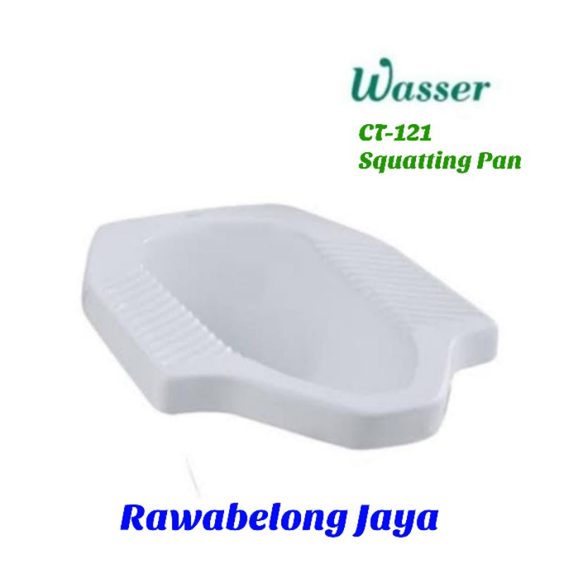 KLOSET JONGKOK WASSER CT-121 PUTIH