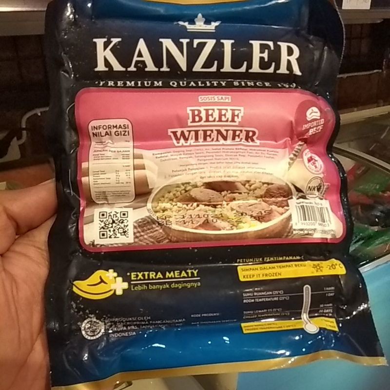 

KANZLER BEEF WIENER / SOSIS KANZLER / 360 Gr