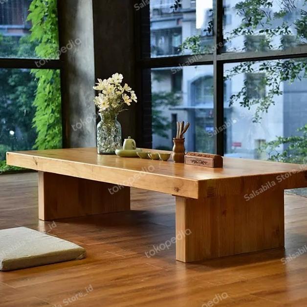 MEJA LESEHAN KAYU MAHONI/MEJA MAKAN KAYU MAHONI DH641631D