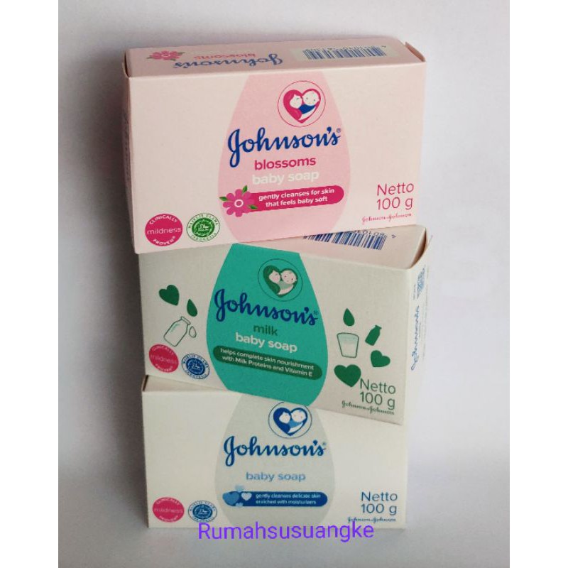 Johnsons baby soap 100g