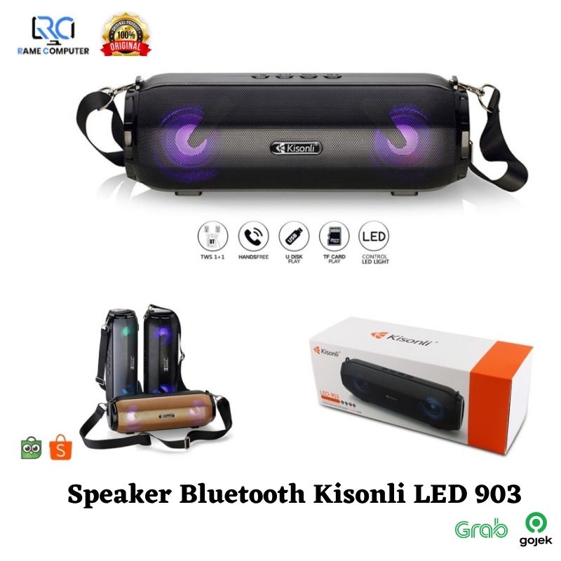 Speaker Bluetooth Kisonli LED 903