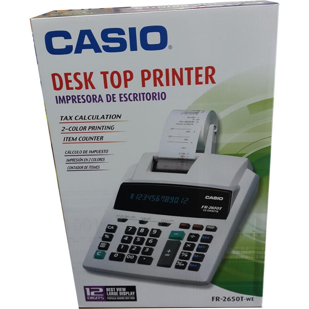 

Casio FR-2650T - Printing Kalkulator Calculator Struk Kertas FR 2650 T