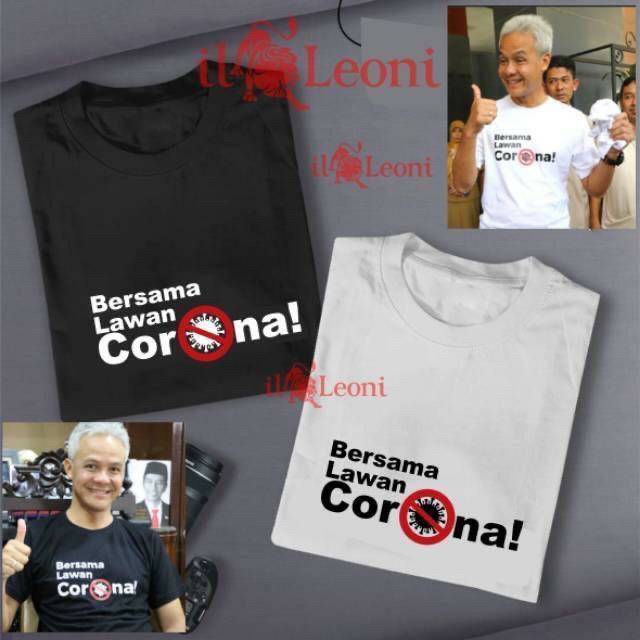 Kaos t-shirt lawan Corona