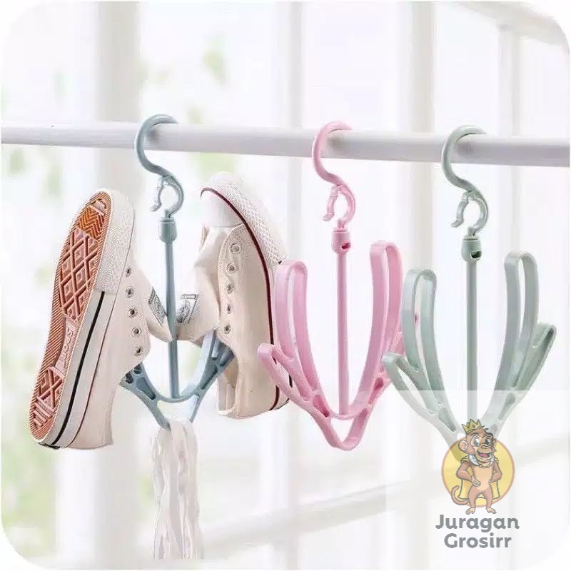 JG - Hanger SEPATU SENDAL - Gantungan Sepatu Sendal Jemuran Sepatu SANDAL