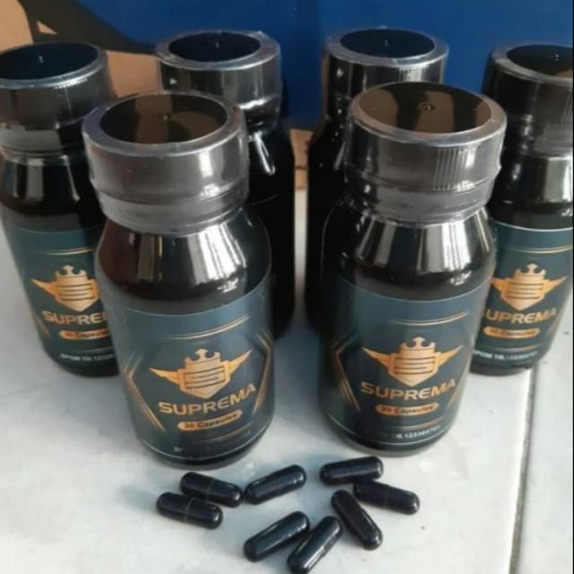 Suprema Obat Kesehatan Khusus Pria Meningkatkan Kegiatan Ranjang 30 Kapsul