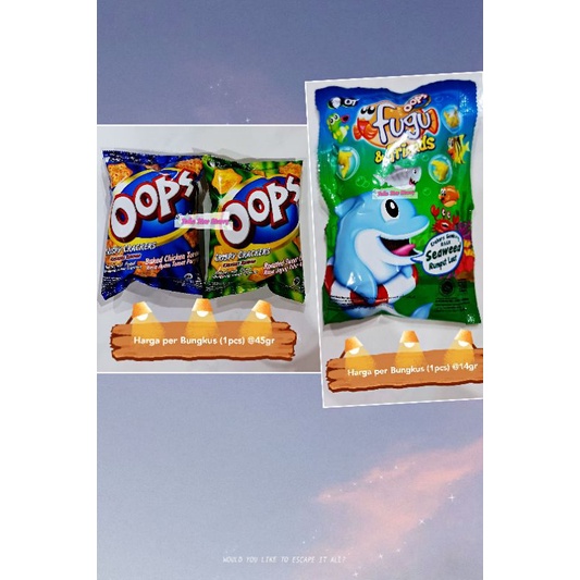 Oops Fugu 14gr Snack Fugu Snack Oops Fugu Snack Viral Halal MUI Tango Oops Fugu Tango Fugu Oops Tang