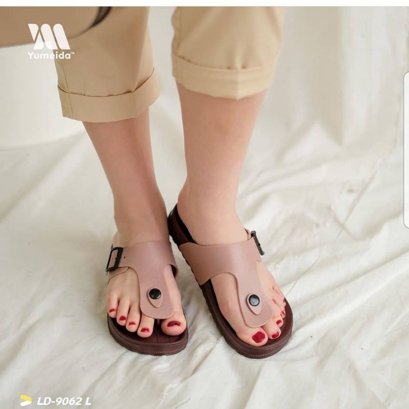 Sandal Jepit Karet Wanita Yumeida 9062 L Size 37-41