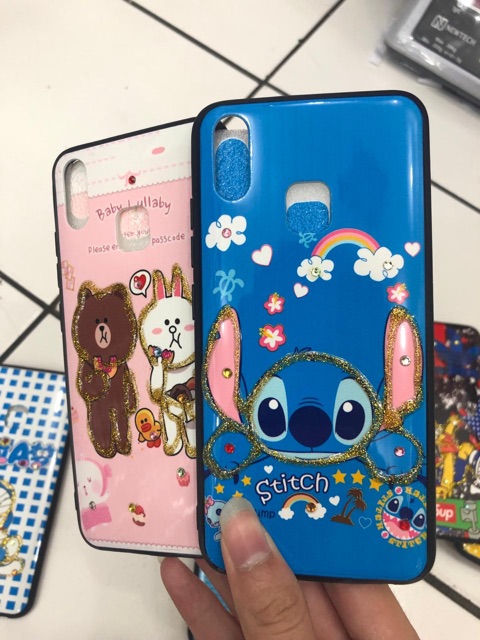 SOFTCASE FUZE GLASS DISNEY MANIK OPPO SAMSUNG XIAOMI VIVO