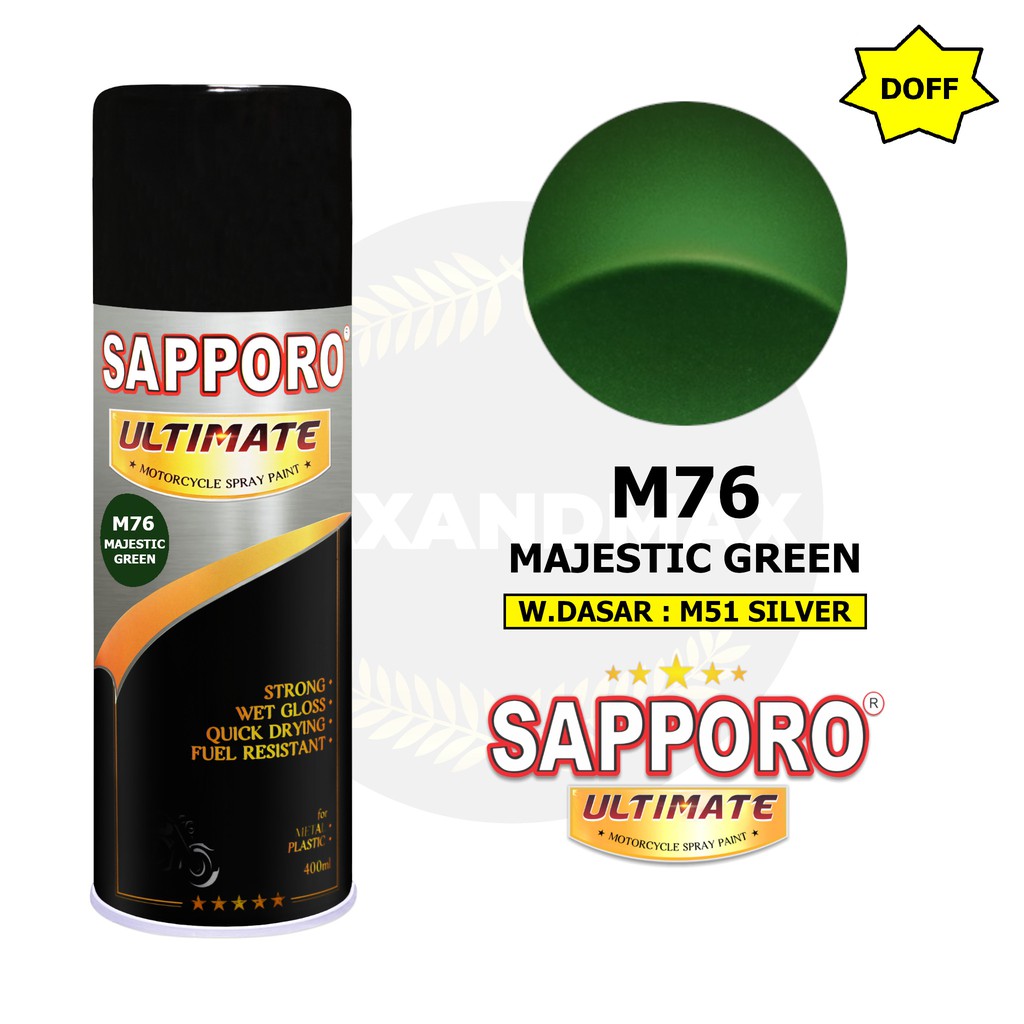 SAPPORO ULTIMATE Majestic Green M76 400 ml