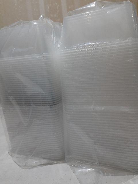 Kotak Makan Plastik Bening Thinwall 650ml 25pcs Perpack Harga Grosir Murah Tebal Tahan Panas Jakarta