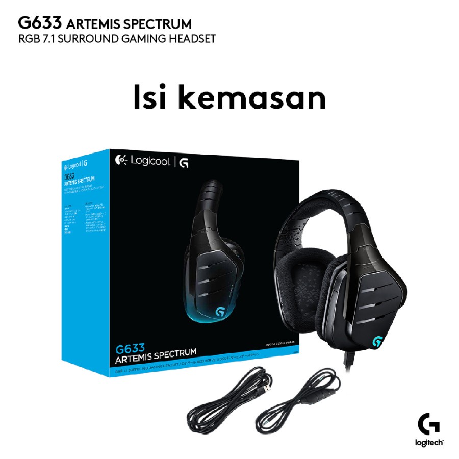 Logitech G633s 7.1 Headset Gaming Wired RGB LIGHTSYNC