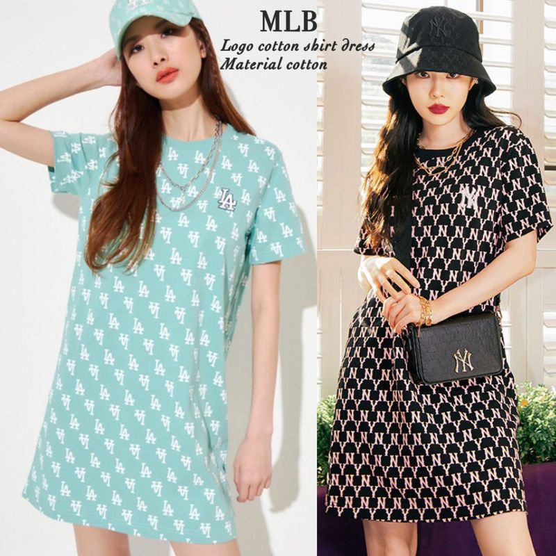 MLB logo dress cotton