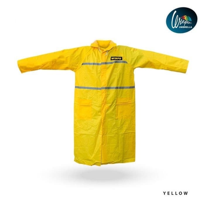 Jas Hujan Mantel Terusan WINPU Raincoat - Jas Hujan laki-laki Perempuan Jas Hujan Jumbo Cowok Cewek