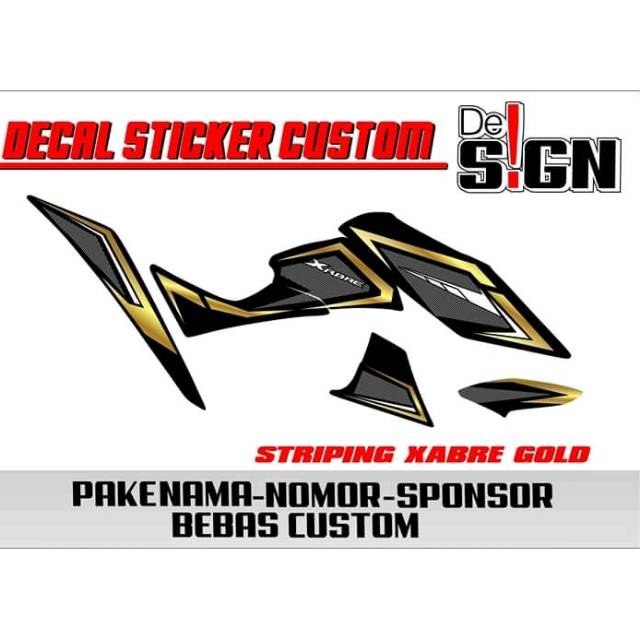 STRIPING XABRE DESAIN CUSTOM