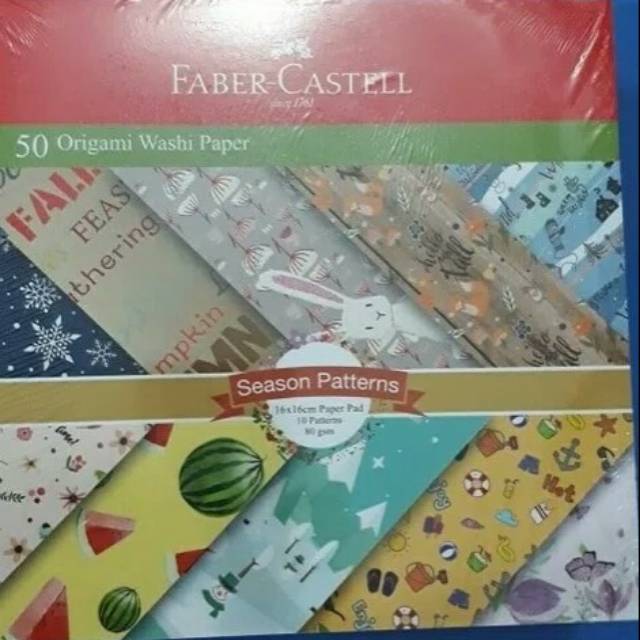 

Kertas Origami Faber Castell 16x16 Cm
