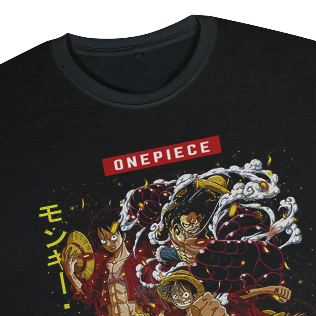 T Shirt Reguler Fit / Kaos Distro One Piece Pria