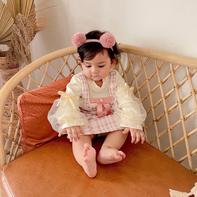 import dress import anak perempuan dress balita dress lengan panjang tunik anak perempuan 1 2 3 4 tahun CECIL / CHIARA / DIANA / HANNAH dress