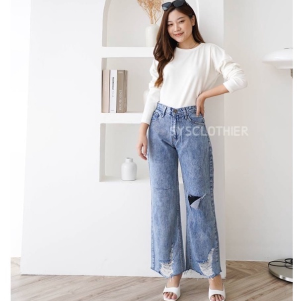 CELANA JEANS WANITA IRUU KULOT-SYSCLOTHIER