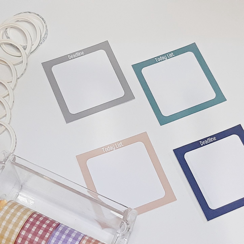 AESTHETIC MEMO PAD | MEMO MINI | MEMO LUCU-1