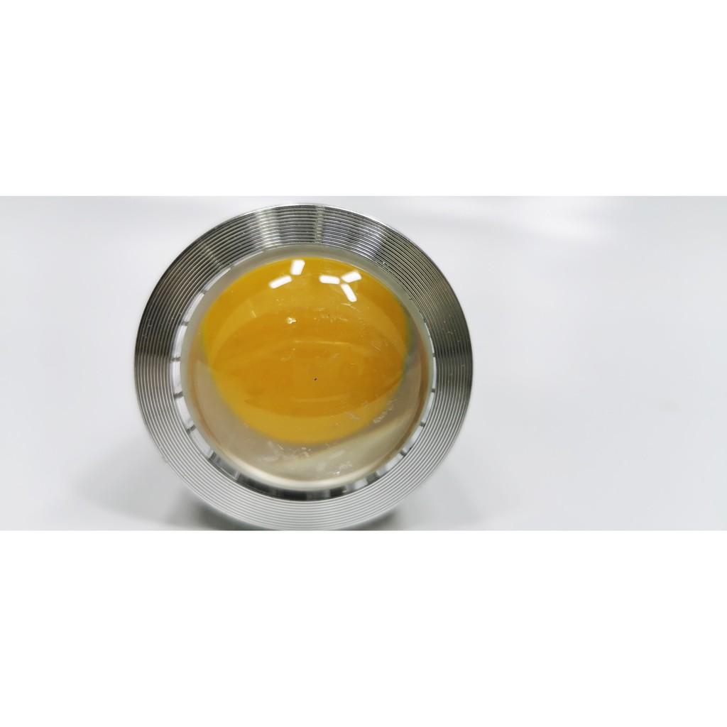 Lampu sorot spotlight COB 5w E27 cahaya Warm White lensa cembung
