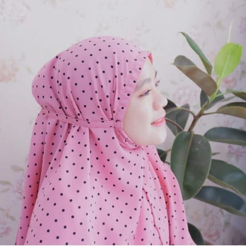 Jilbab Instan Tali Motif
