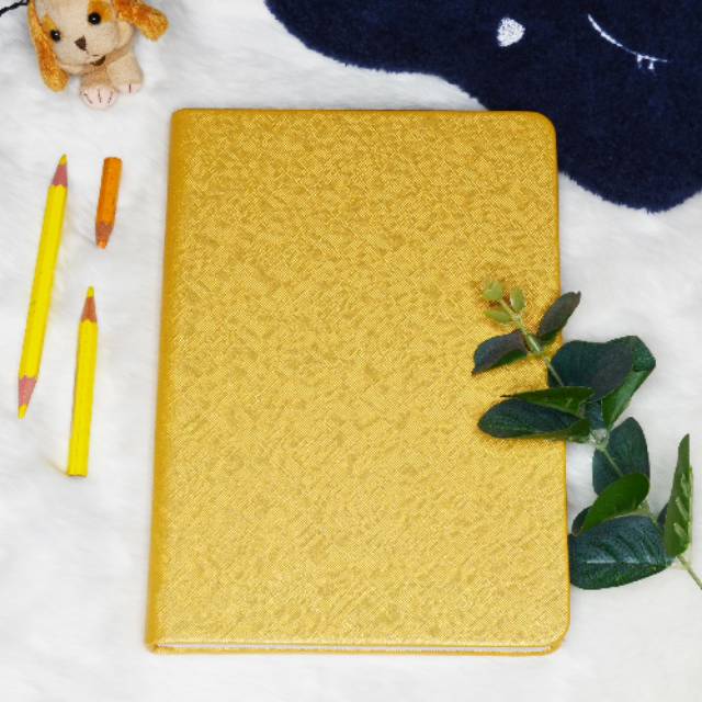 

AGENDA LEATHER GOLD (dotted / notes bergaris)