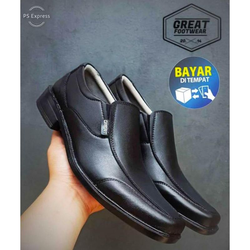 sepatu fantopel kulit asli