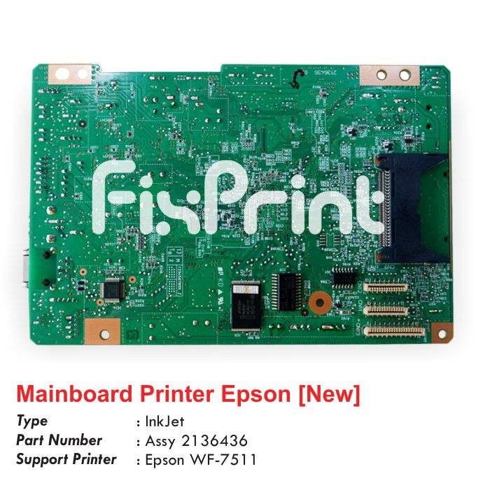 Mainboard Printer Epson Workforce WF-7511 Motherboard WF7511 Logic Board WF 7511 Original 216498203