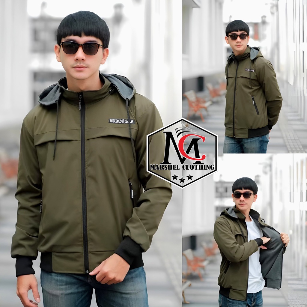 RCL - JAKET OUTDOOR WATERPROOF PRIA TASLAN JN PREMIUM JACKET HOODIE GUNUNG PARASUT ANTI AIR TRAVELING HIKING DEWASA